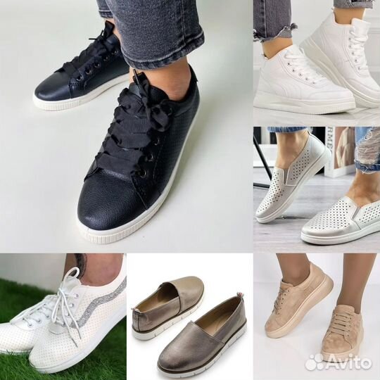 Кроссовки, мокасины летние