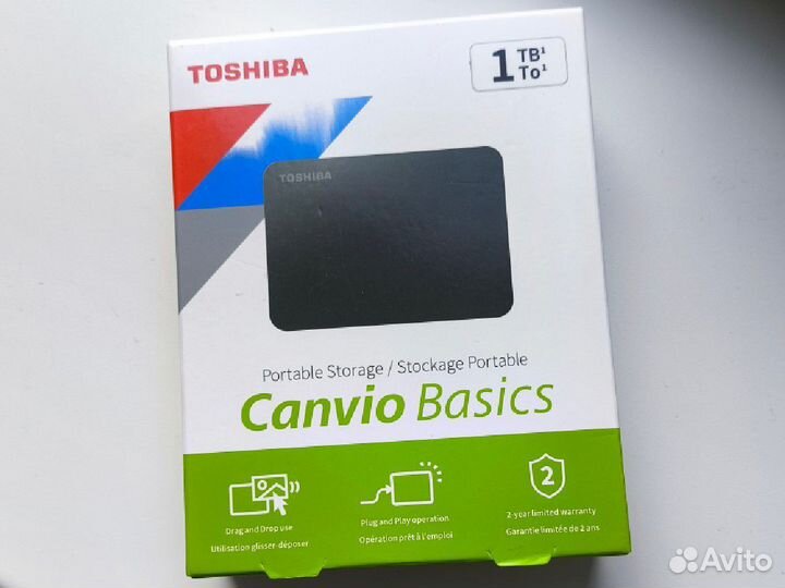 Внешний hdd диск Toshiba Canvio Basics 1 тб