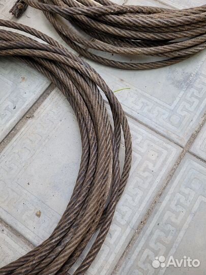 Продам стальной трос 16 мм