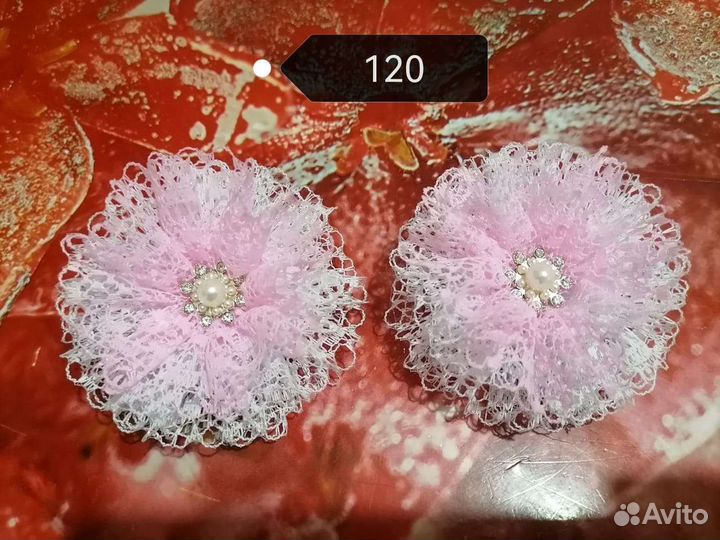 Бантики для волос ручной работы