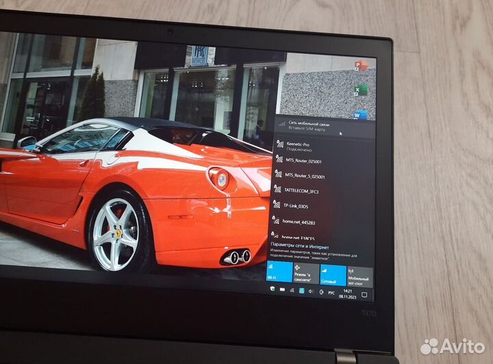 ThinkPad T470 IPS сенсор i5 16/256 LTE модем