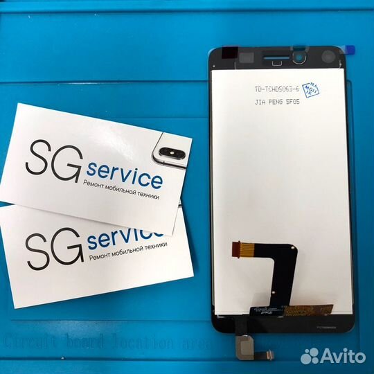 Дисплей для Huawei Y5 II/Honor 5A CUN-U29 черный