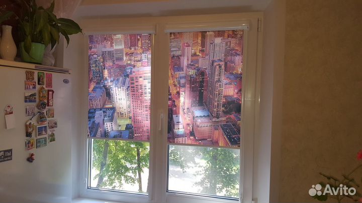 Рулонные шторы с фотопечатью