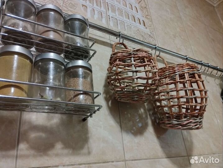 Корзина плетёная в стиле Zara home для декора дома