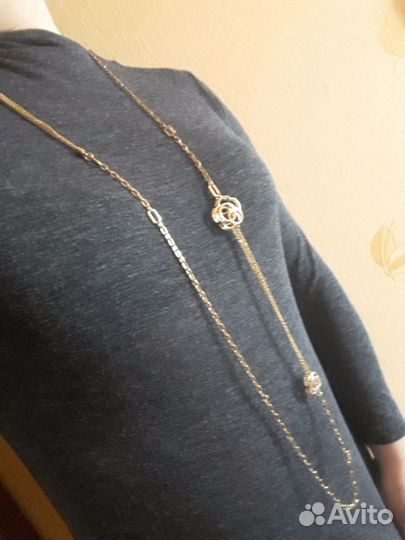 Колье длиной 75 см