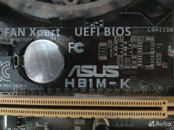 Комплект с материнская плата asus h81m-k, core i5