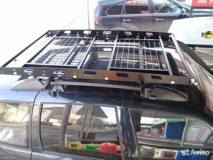 Корзина багажник универсальная, двухсекционная