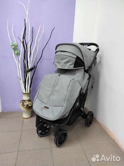 Прогулочная коляска 2023 серая (новый стиль )
