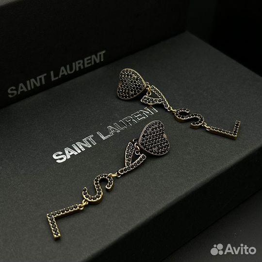 Серьги Saint laurent