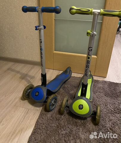 Детский трёхколёсный самокат globber