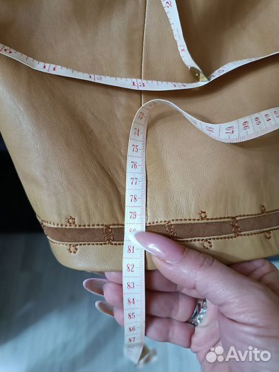 Куртка кожаная женская италия 50-54