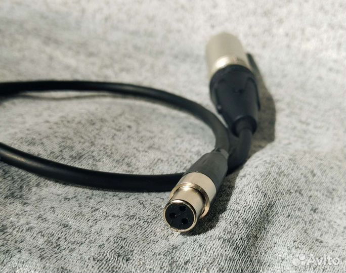 Аудио кабель XLR male - mini XLR female