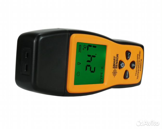 Цифровой одноканальный термометр с термопарой