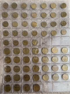 Монеты СССР с1961 по 1991 г номинал 1 и 2 копейки