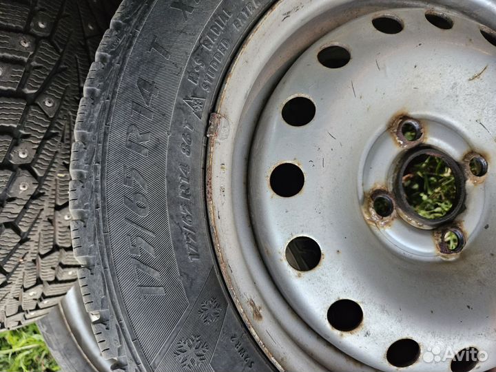 Зимние колеса r14 на lanos