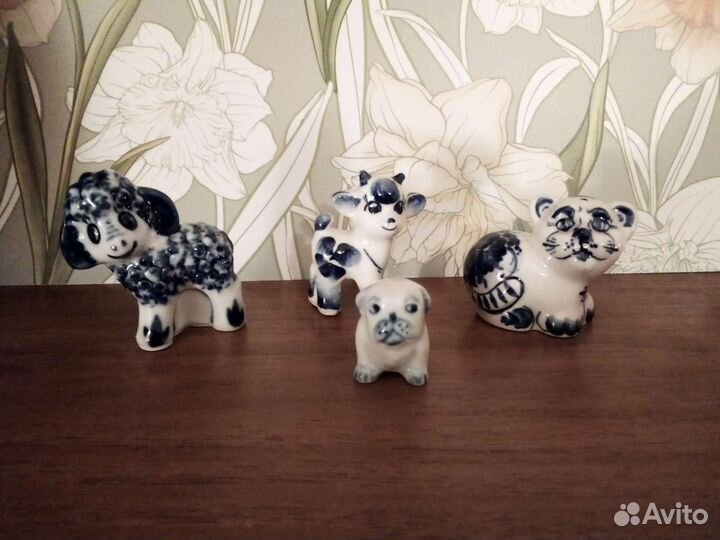 Гжель статуэтки СССР