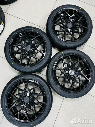 Колеса в стиле HRE FF10 BlackLine R16 4х98 ваз