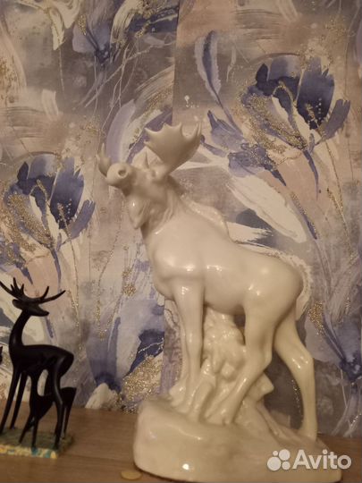 Лось фарфор СССР