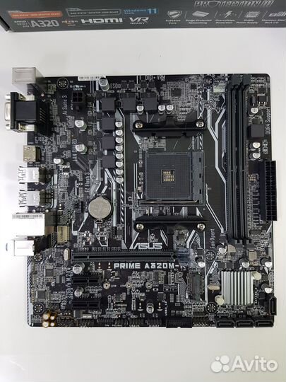Мат. плата asus prime A320M-K (RTL) AM4