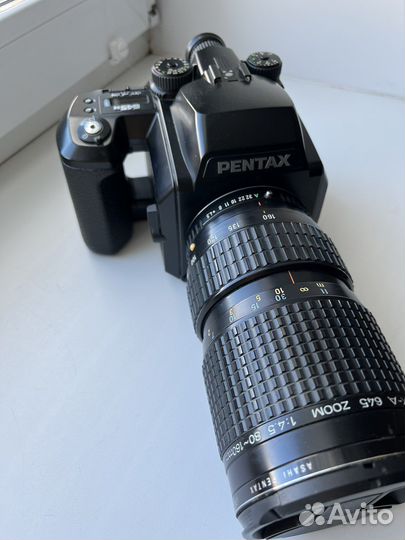 Pentax 645N и Pentax-A Zoom 1:4.5 80-160mm