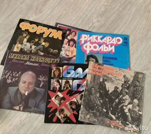 Виниловые пластинки 35 штук