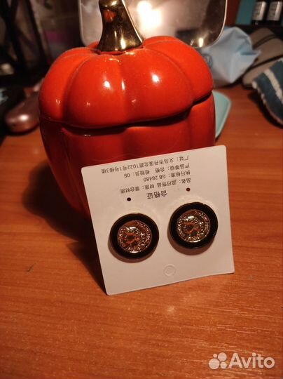 Серьги камея