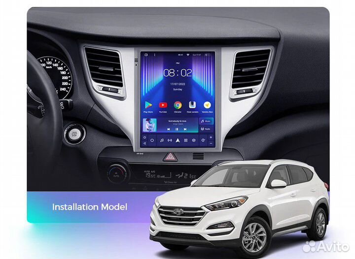 Teyes tpro Hyundai Tucson android магнитола tesla