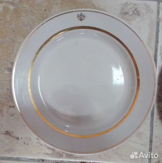 2е тарелки,плоские.вмф