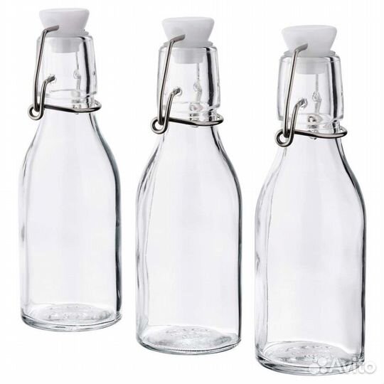 IKEA Коркен. Набор из 3х бутылей