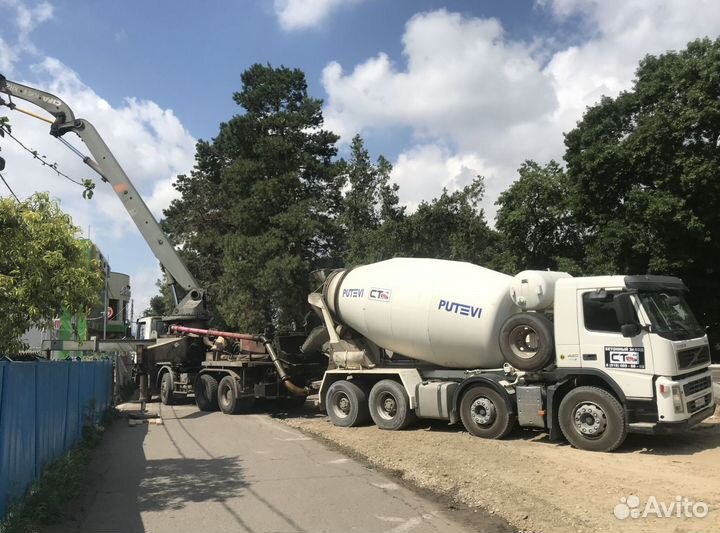 Бетон. Доставка миксером