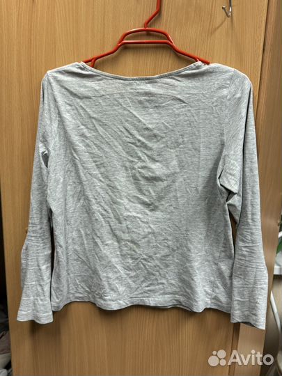 Лонгслив женский серый