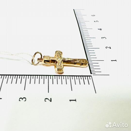 Золотые подвески-кресты