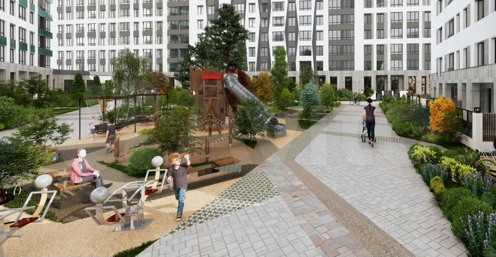 2-к. квартира, 65,9 м², 10/15 эт.