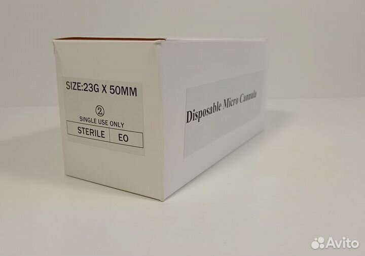 Канюля для контурной пластики 23G50 (игла в компле