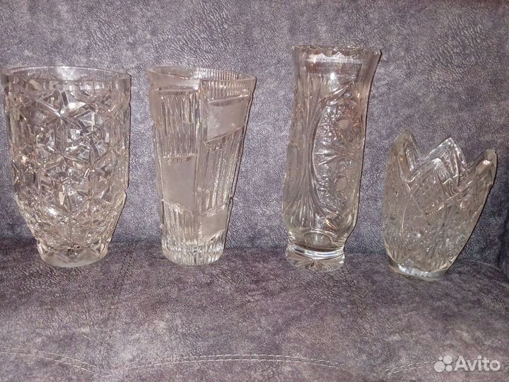 Хрустальная ваза