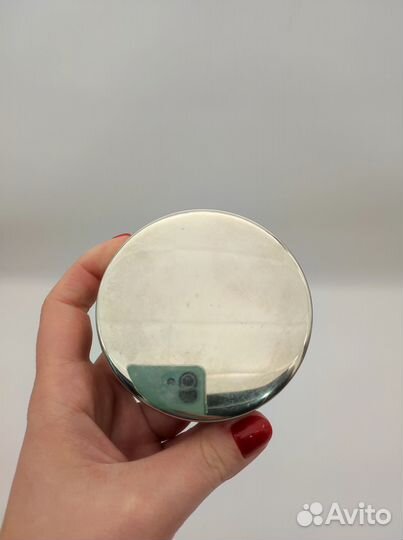 Таблетница шкатулка винтажная бархат металл выс