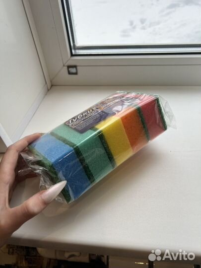 Губки для мытья посуды/эко губки опт