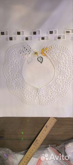 Кружевной пришивной воротник