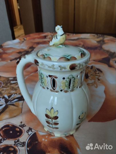Фарфоровый кувшин СССР 
