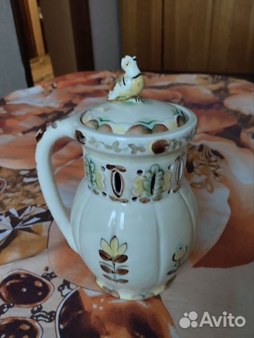 Фарфоровый кувшин СССР 