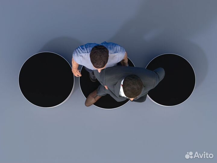 Пьедестал награждения Матрешка 612х612мм (круглый)