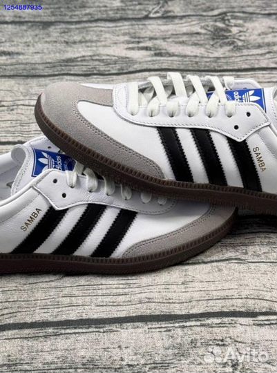 Кроссовки Adidas Samba новые из кожи