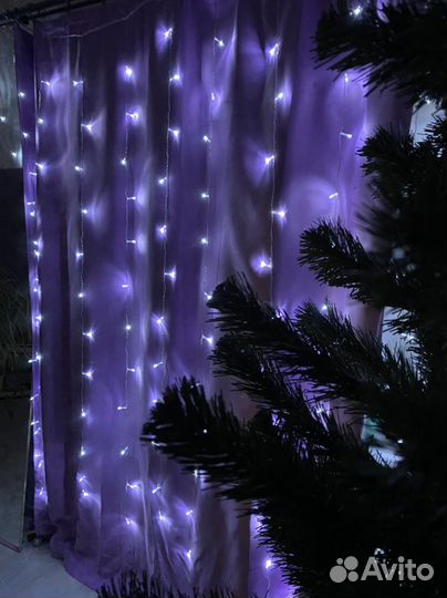 Гирлянда штора