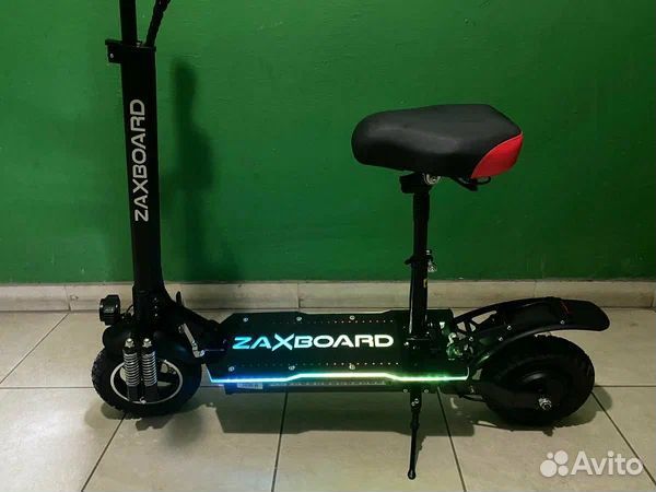 Электросамокат Zaxboard Stalker V2 Aqua 15AH 1000W