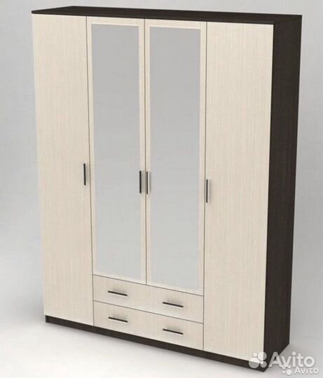 Шкаф 4-х створчатый