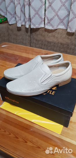 Туфли мужские натуральная кожа летние