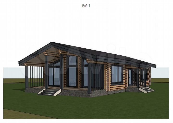 Коттедж 113,4 м² на участке 6,5 сот.