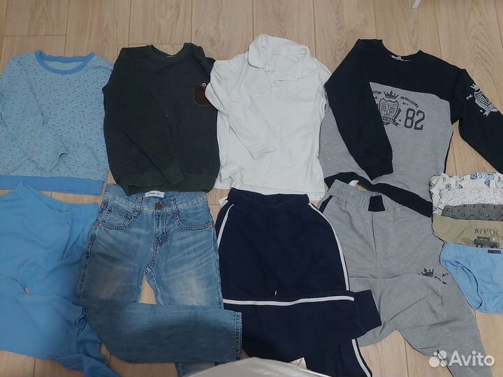 Пакет одежды на мальчика 134