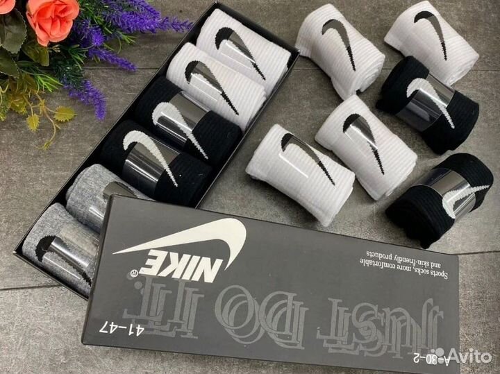 Носки nike хлопок 10 пар