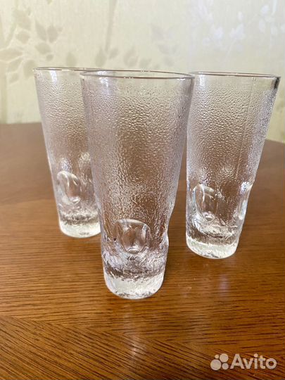 Хрустальные стаканы высокие
